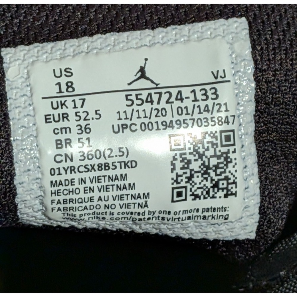 Nike Air Jordan 1 Mid Crimson Tint Arctic Orange Black 554724-133 Men's Size 18 - Picture 9 of 10